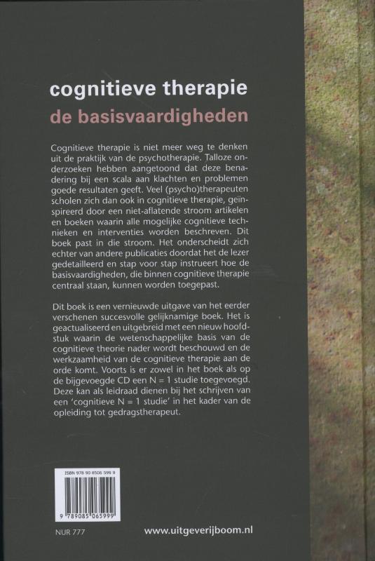 Achterkant van Cognitieve therapie