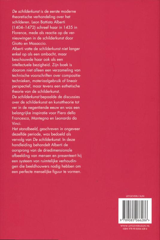Achterkant van De schilderkunst