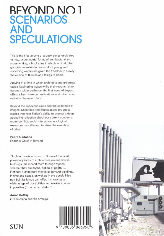 Achterkant van Scenarios and speculations