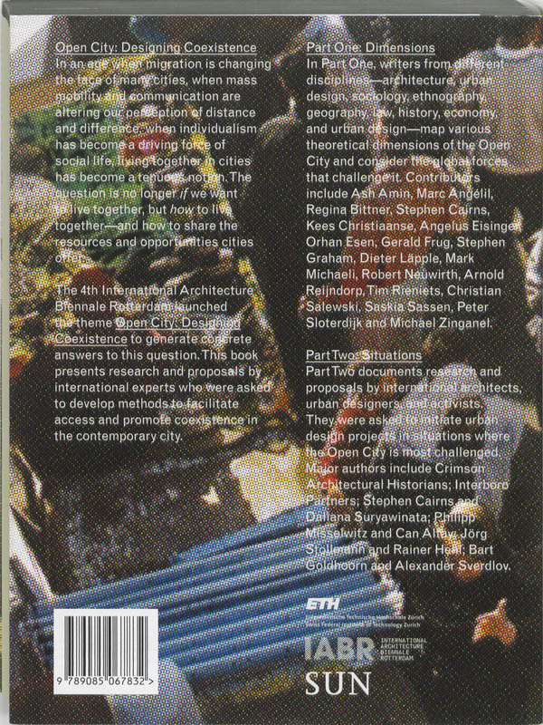 Achterkant van Open City: Designing Coexistence