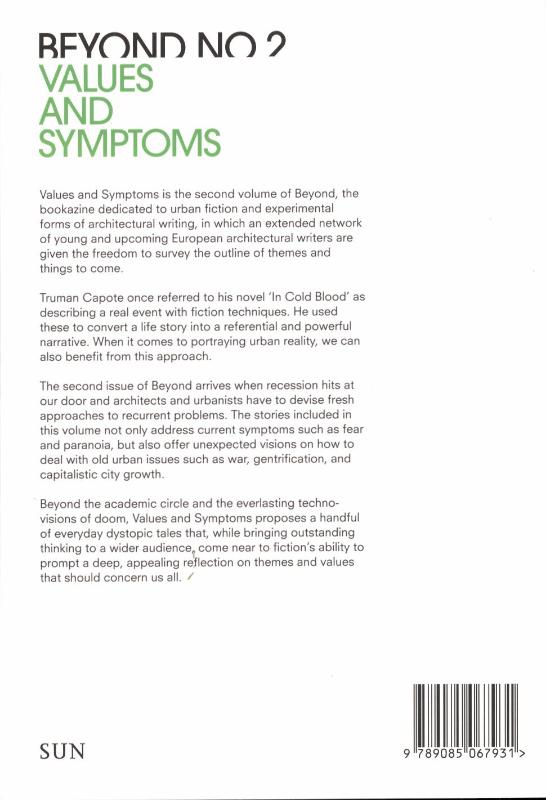 Achterkant van Values and symptoms