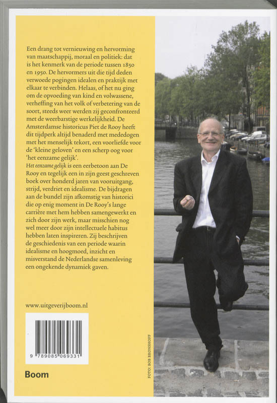 Achterkant van Het eenzame gelijk
