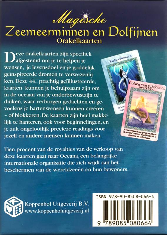 Achterkant van Magische Zeemeerminnen en Dolfijnen
