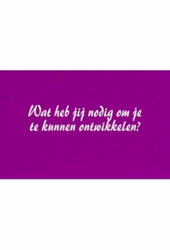 Achterkant van Ontdekkaarten