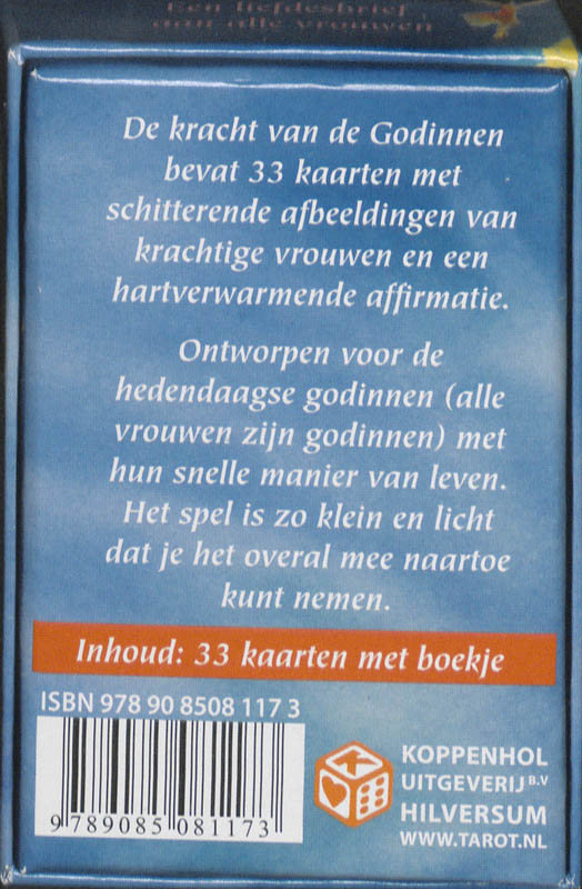 Achterkant van De kracht van de godinnen