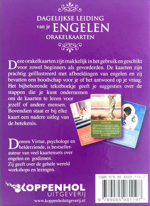 Achterkant van Dagelijkse begeleiding van je engelen