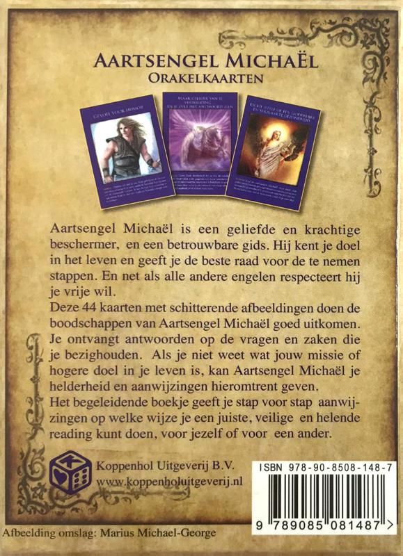 Achterkant van Aartsengel Michael Orakel