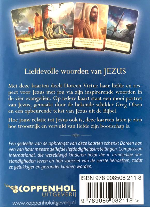 Achterkant van Liefdevolle woorden van Jezus