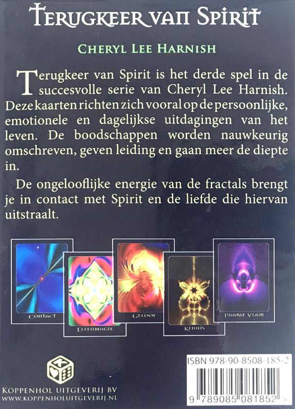Achterkant van Terugkeer van Spirit