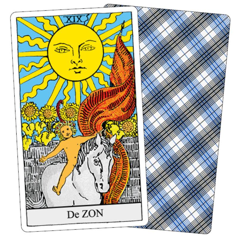 Achterkant van Rider Waite® Tarot - standaardeditie