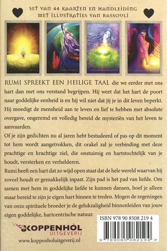 Achterkant van Rumi-orakel