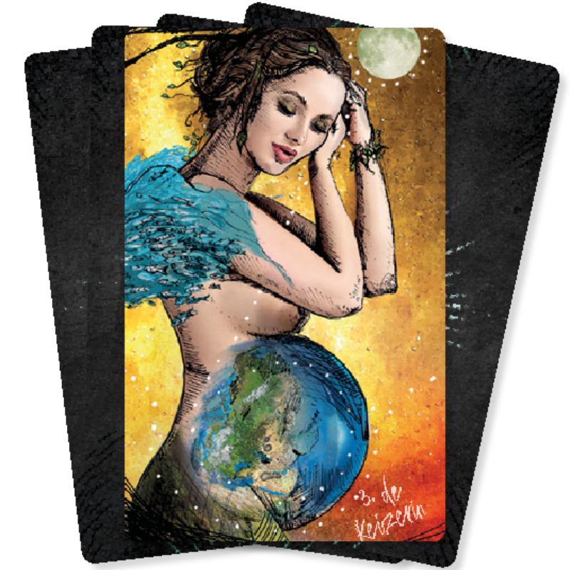 Achterkant van Het Lichtziener Tarot