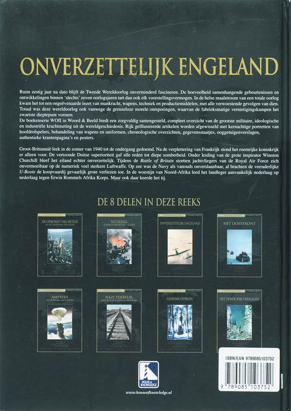 Achterkant van Onverzettelijk Engeland