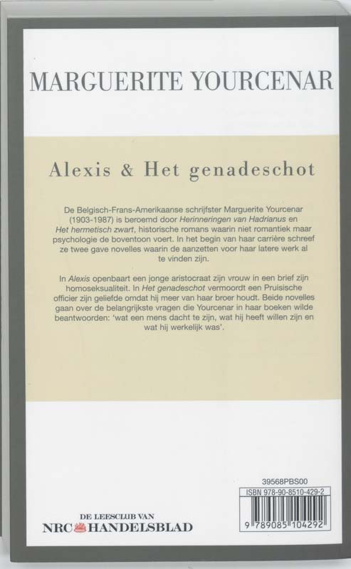 Achterkant van Alexis / Het genadeschot