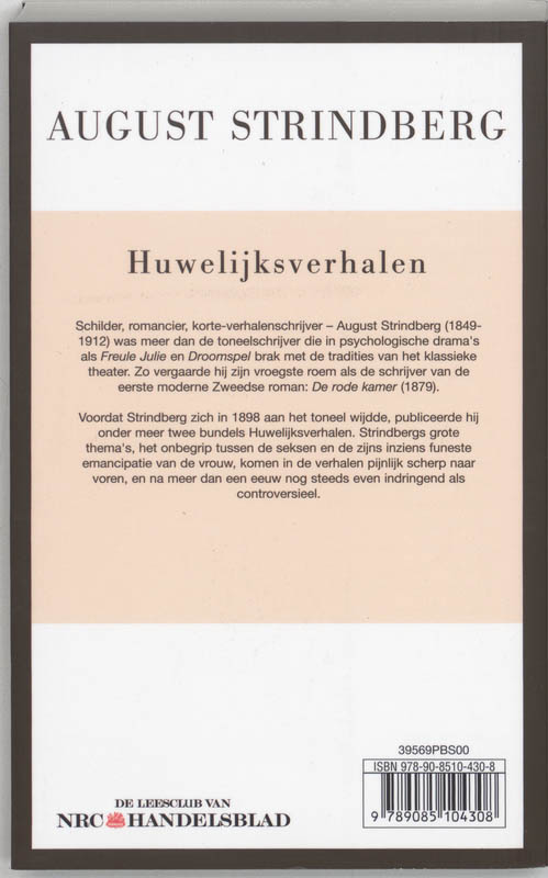 Achterkant van Huwelijksverhalen