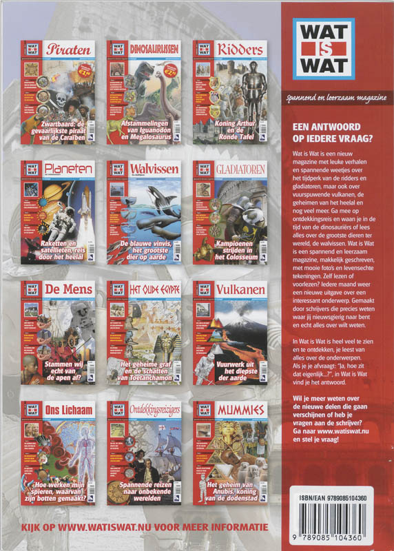 Achterkant van 6 Gladiatoren