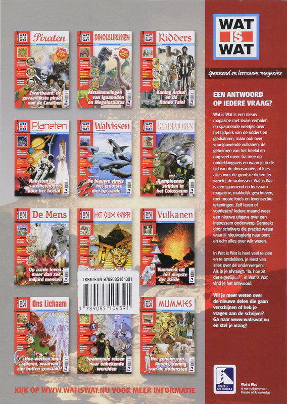 Achterkant van 9 Vulkanen