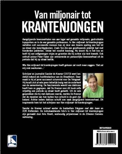 Achterkant van Van miljonair tot krantenjongen