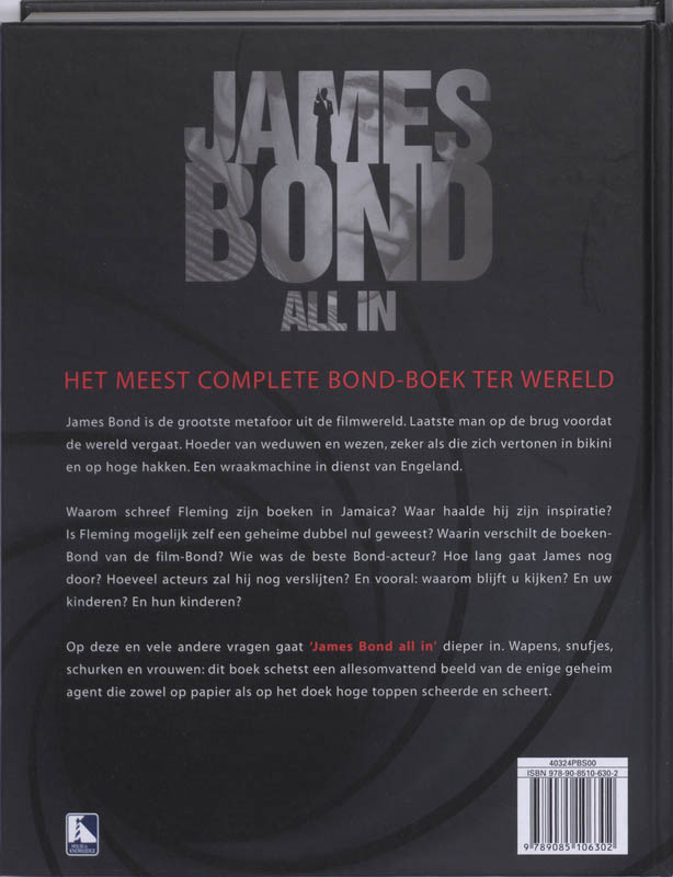 Achterkant van De James Bond All in