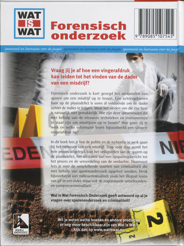 Achterkant van Forensisch Onderzoek