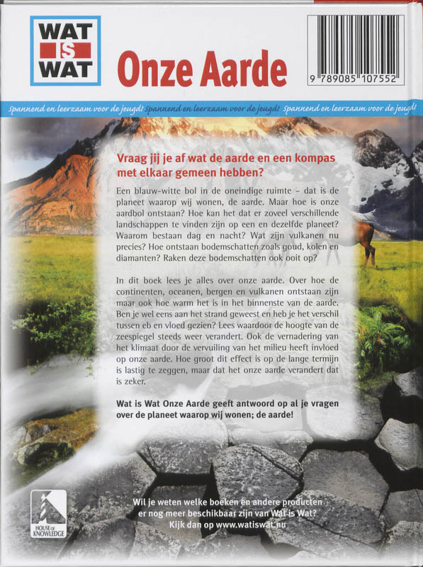 Achterkant van Onze aarde