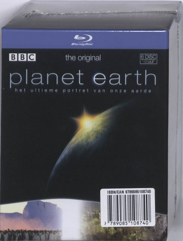 Achterkant van Planet Earth 6 Blu Ray Box (Nieuwe Slipcase)