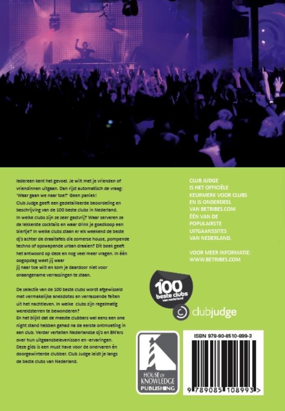 Achterkant van De 100 Beste Clubs van Nederland