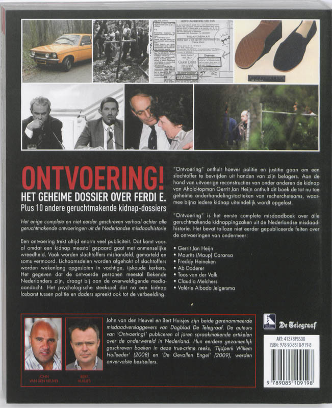 Achterkant van Ontvoering!