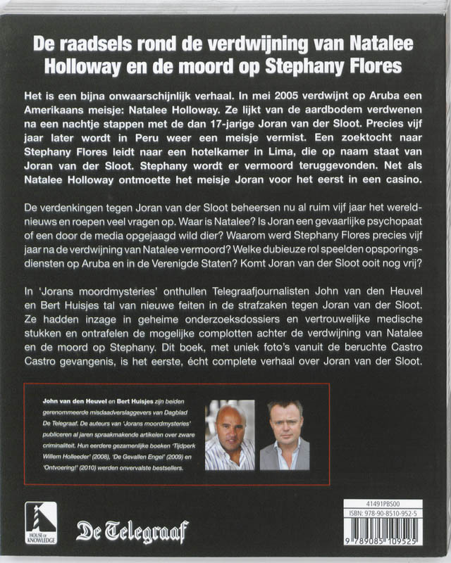 Achterkant van Jorans moordmysteries