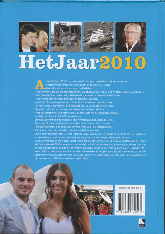 Achterkant van Het Jaar 2010