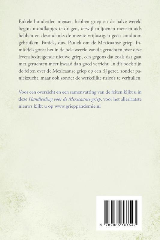 Achterkant van Handleiding voor de Mexicaanse griep