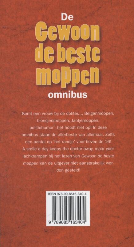 Achterkant van De gewoon de beste moppen omnibus
