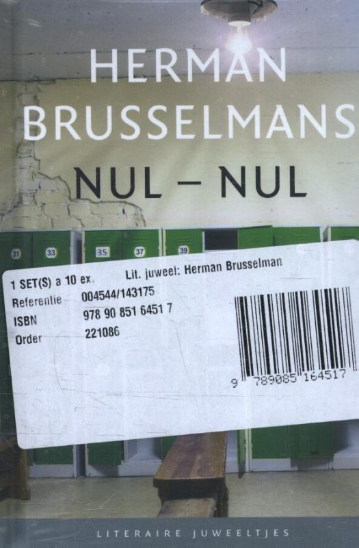 Achterkant van Nul-nul set van 10 ex