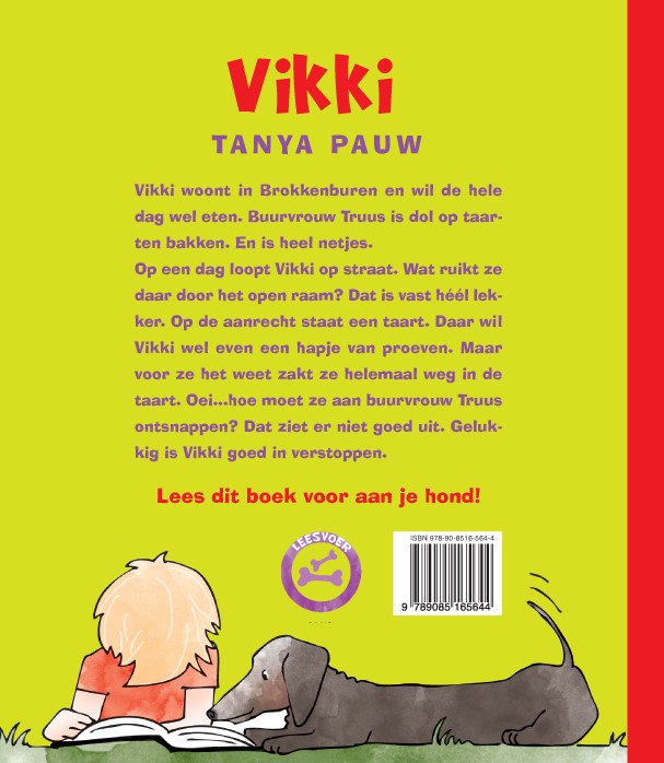Achterkant van Vikki