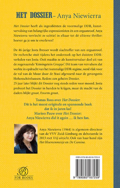 Achterkant van Het Dossier