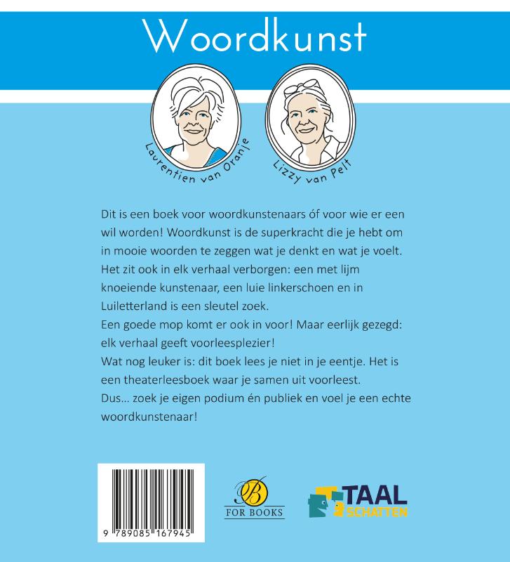 Achterkant van Woordkunst
