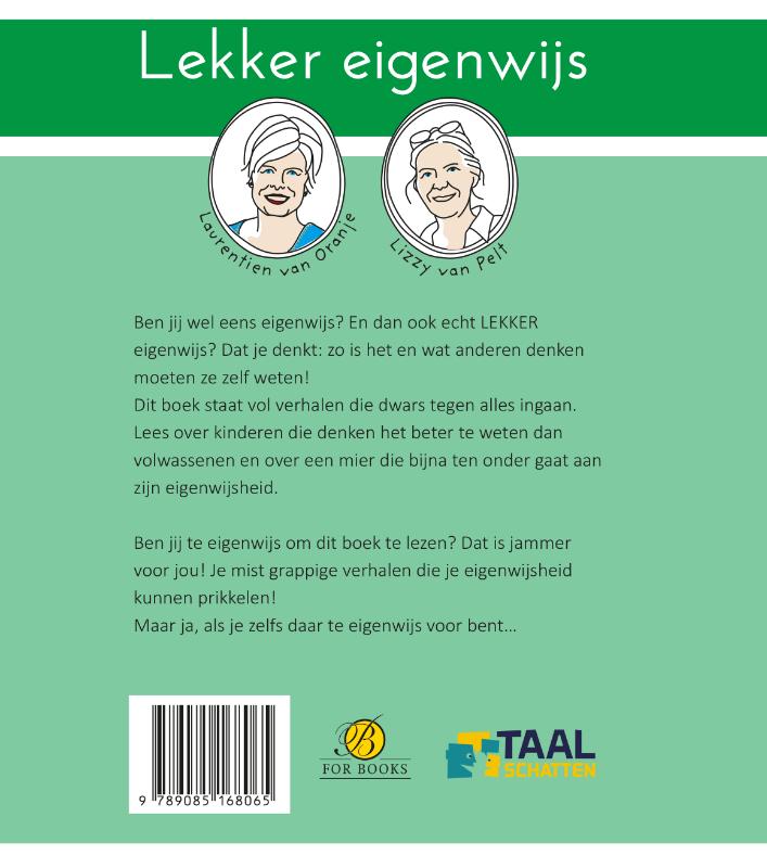 Achterkant van Lekker eigenwijs