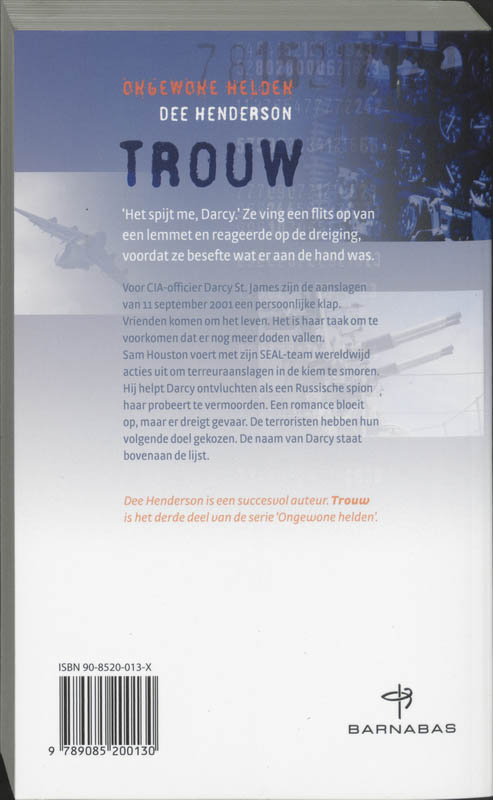 Achterkant van Trouw