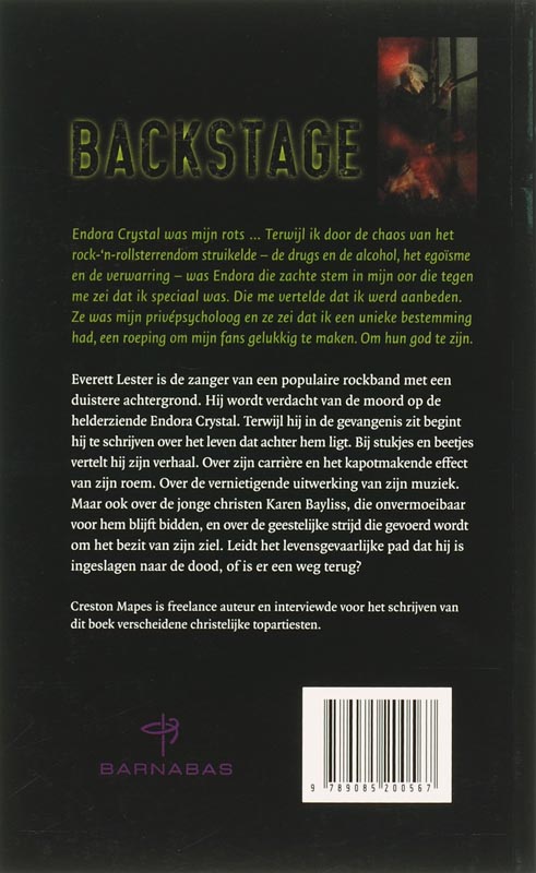 Achterkant van Backstage