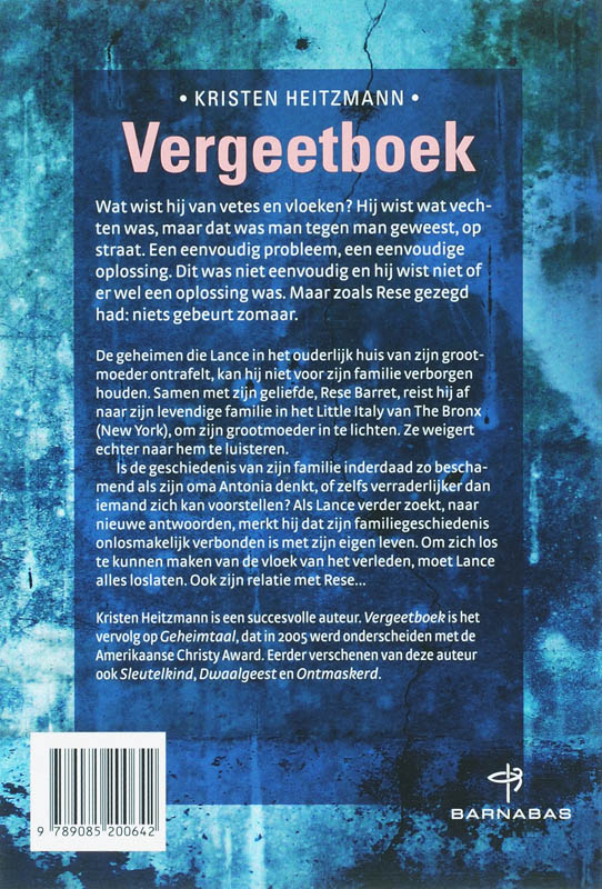 Achterkant van Vergeetboek