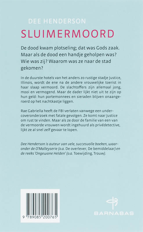 Achterkant van Sluimermoord