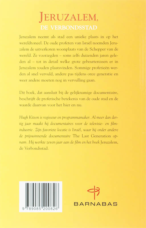 Achterkant van Jeruzalem, de Verbondsstad