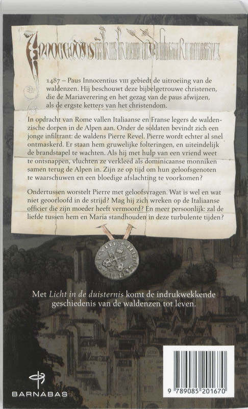 Achterkant van Licht in de duisternis