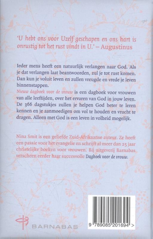 Achterkant van Nieuw dagboek voor de vrouw