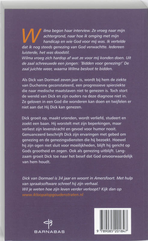 Achterkant van Ik loop al op gouden straten