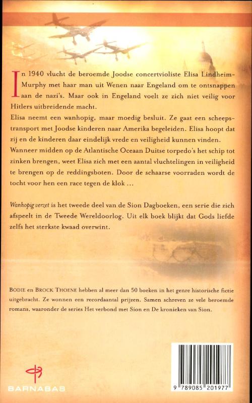 Achterkant van Wanhopig verzet