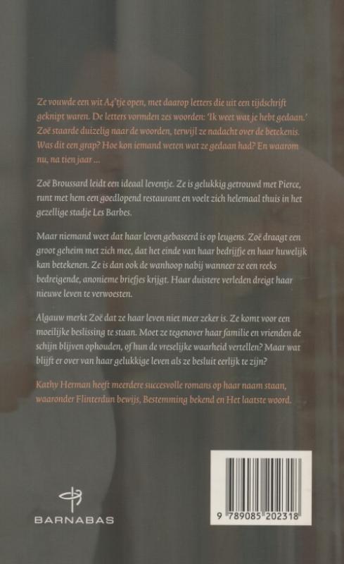 Achterkant van Een weg terug