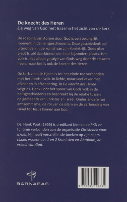 Achterkant van De knecht des heren