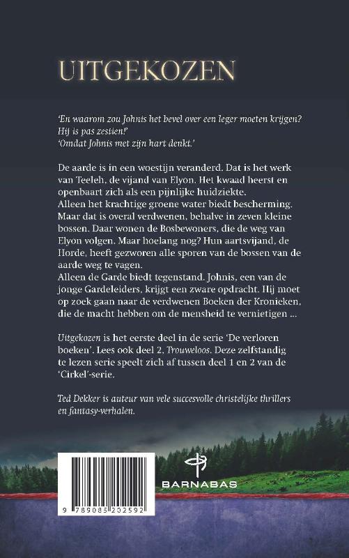 Achterkant van Uitgekozen