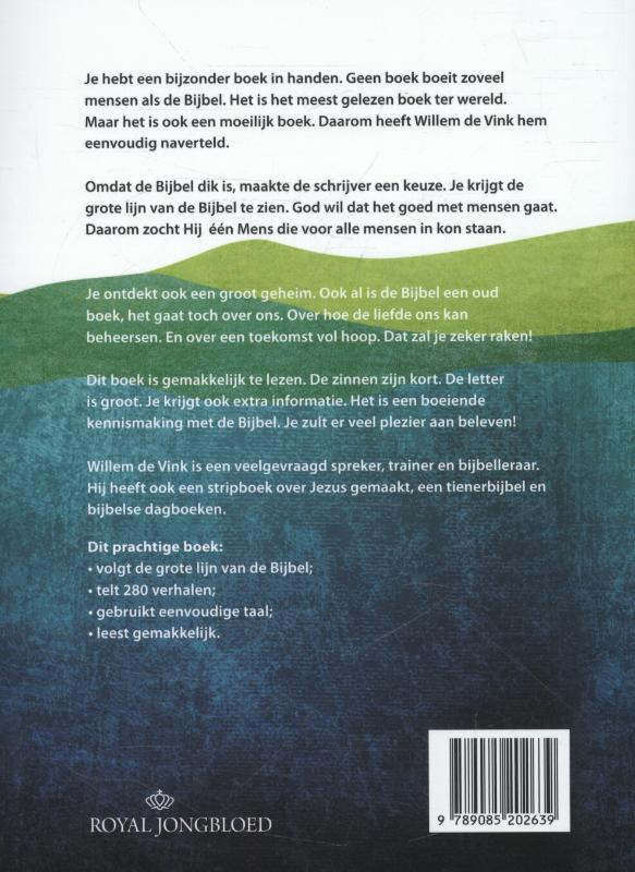 Achterkant van De bijbel eenvoudig naverteld